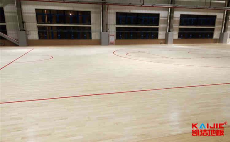 24厚籃球場地木地板雙層龍骨結構