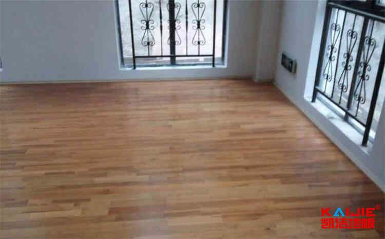 企口運動木地板施工技術