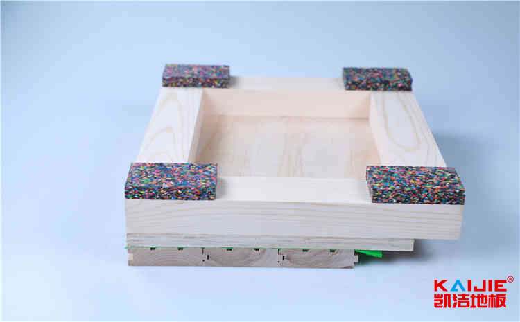 橡膠木籃球場實木地板一般多少錢？