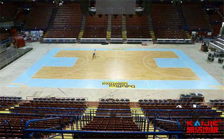 沈陽楓樺木實木運動地板翻新