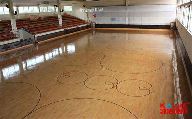 硬木企口籃球木地板厚度