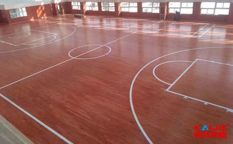 海口楓木籃球地板施工工藝