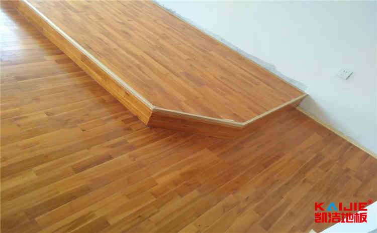 福建柞木實木運動地板結構