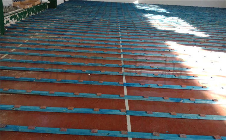 河北滄州體育學校體育館木地板案例圖片