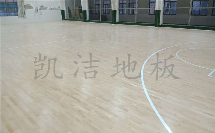 河北滄州體育學校體育館木地板案例圖片