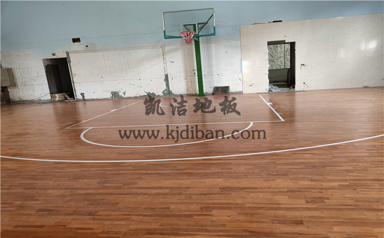 勞研科技有限公司籃球館實木運動地板案例—凱潔實木運動地板廠家